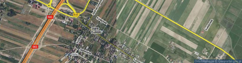 Zdjęcie satelitarne Kolejowa ul.